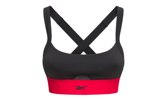 Cardi B Sports Bra WMSN "Black / Red (Plus Size)" H48423