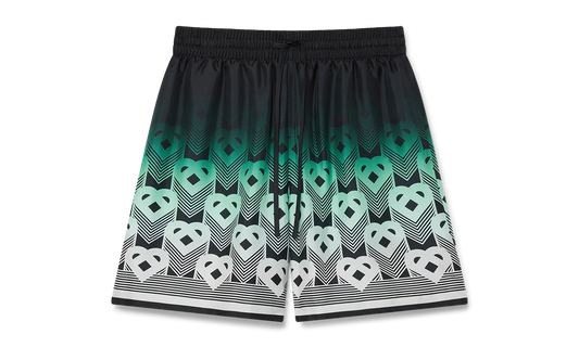 Gradient Monogram Silk Shorts "Green" MPF25 TR 012 01