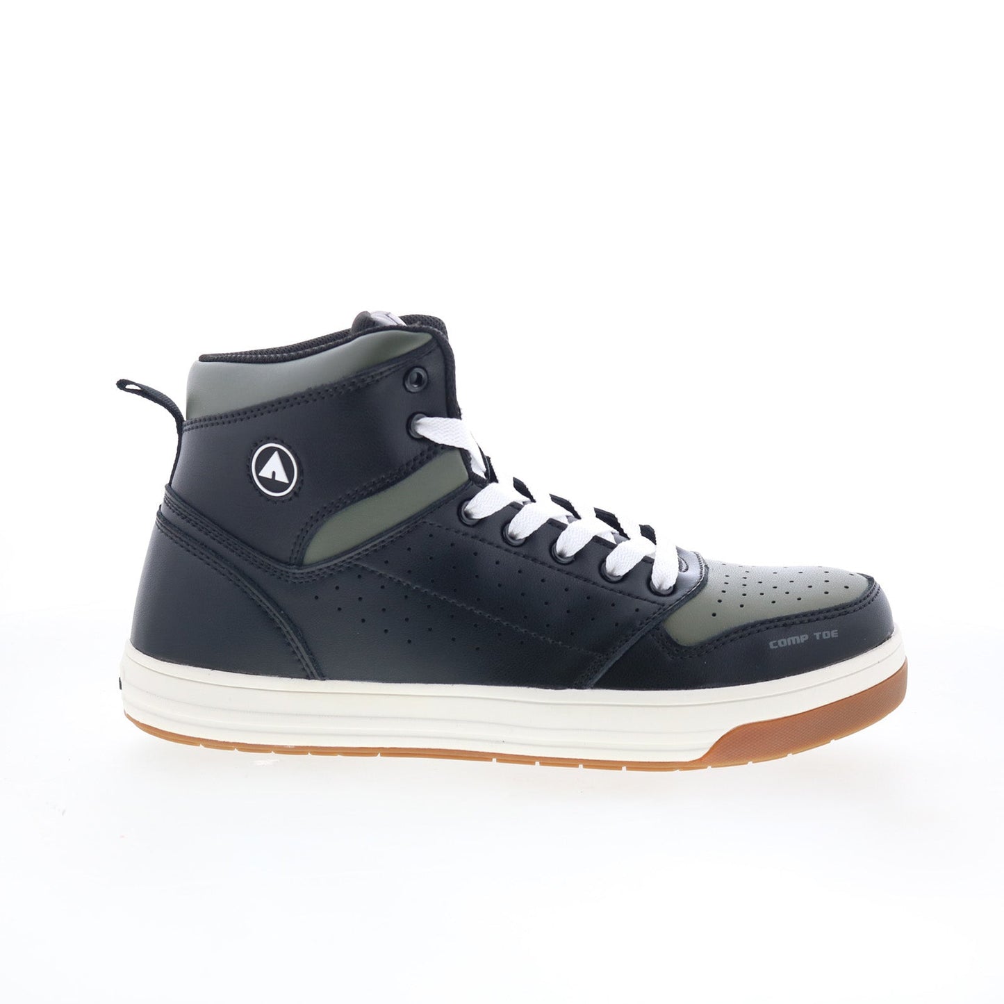 Airwalk Arena Mid Composite Toe EH Mens Black Wide Work & Safety Shoes