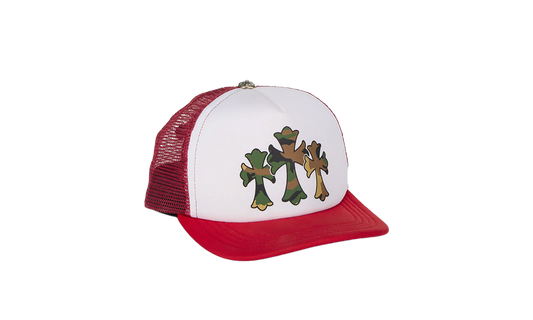 Triple Cross Trucker Hat "Red/White" CHRM0054