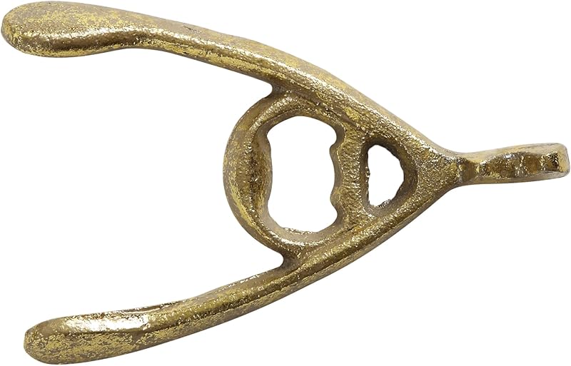 Gold Wishbone Bottle Opener