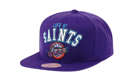NBA Hardwood Classics Zigzag Snapback Cap "Utah Jazz - Purple" HHSS1100 UJAYYPPPPURP