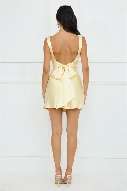 Lily Luxe Satin Mini Dress