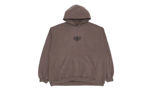BB Paris Icon Embroidered Oversized Hoodie "Dusk Grey" 570811 TMVG6 9642