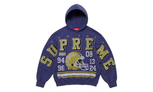 Champions Studded Hoodie "FW24 - Dark Royal" SU27242