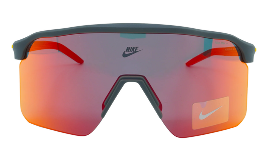 Expedition Shield Sunglasses "Matte Dark Smoke Grey / Red Mirror" IB6562X 200