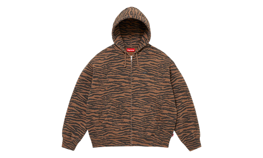 Small Box Zip Up Hooded Sweatshirt "SS26 - Tiger" SU27352