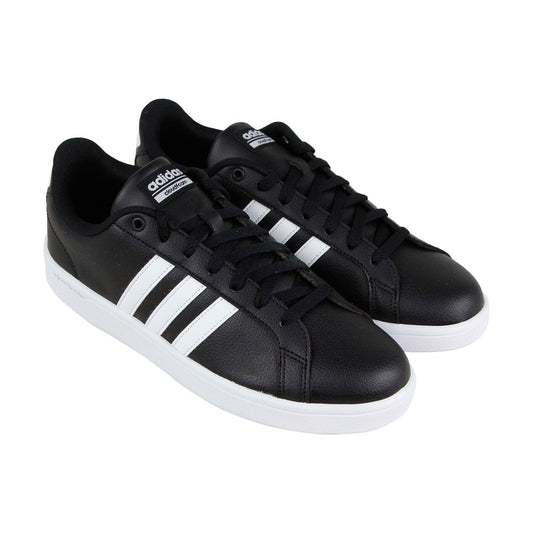 Cloudfoam Advantage B74264 Mens Black Leather Lifestyle Sneakers Shoes