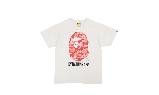 Red Big Head Tee "White" BAP XTSH 0050