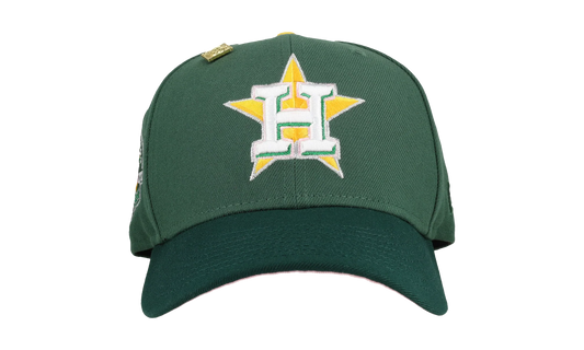 59FIFTY Houston Astros 45th Anniversary Fitted Hat "Dark Green / Yellow Star" NE128