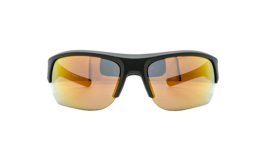 Big Shot Sunglasses "Orange Baseball Tuned - Satin Black" 8650085 010144