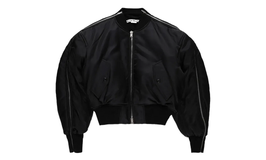 Nylon Bomber With Zips "Black" A90699900