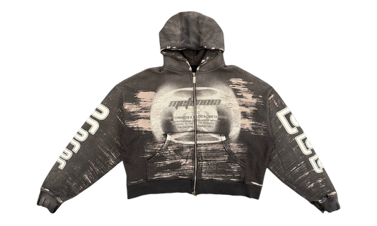 RADICAL ALMA CVA ZIP HOODIE "Black" RIV04
