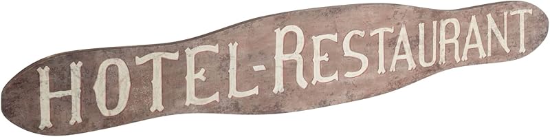 Vintage Wood Hotel Restaurant Wall Art Natural