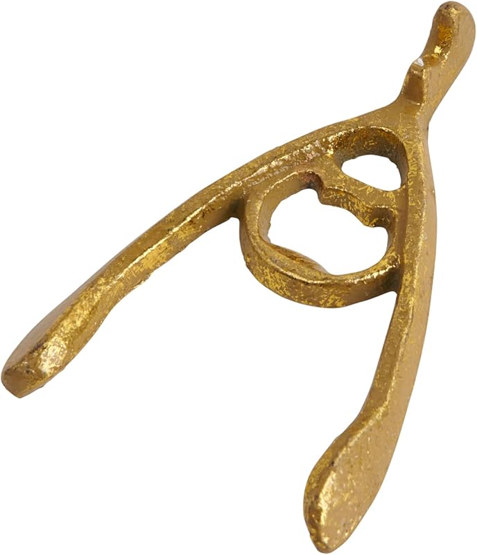 Gold Wishbone Bottle Opener