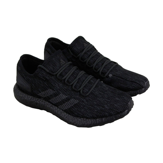 Pureboost BB6288 Mens Black Canvas Lace Up Lifestyle Sneakers Shoes