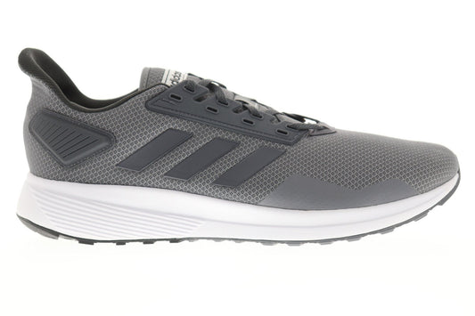 Duramo 9 BB6908 Mens Gray Mesh Low Top Lace Up Athletic Gym Running Shoes