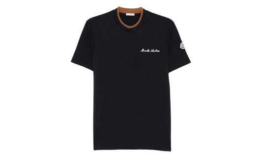 Crew Neck Short Sleeve T-Shirt "Navy Blue" MON56