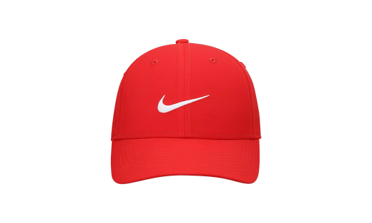 LEGACY91 TECH LOGO PERFORMANCE ADJUSTABLE HAT "Red" DH1640 657