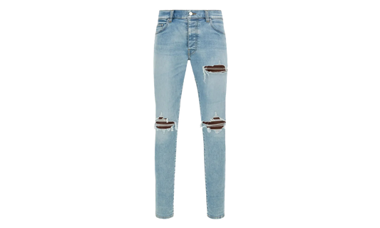 Croc Leather MX1 Jeans "Aged Indigo" AMBMJE1057 921
