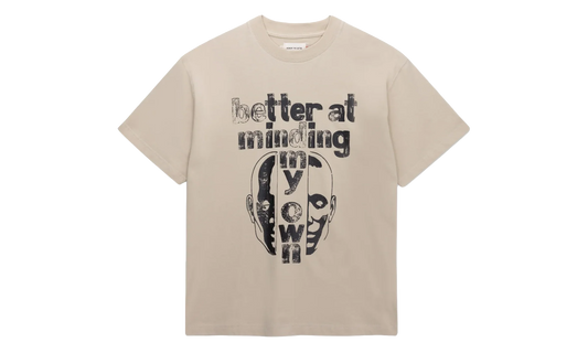Better at Minding My Own Short-Sleeve Tee "Taupe" HTG260193 TAUP