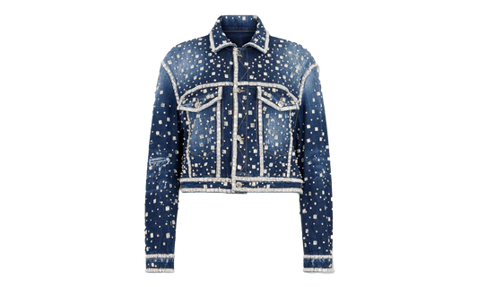 Discoball Boxy Jean Jacket "Navy Blue" S72AM1098S30664470