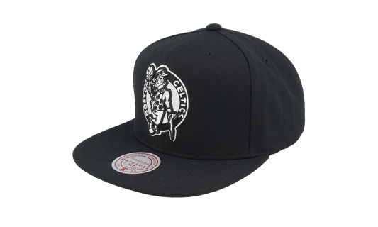 NBA Evergreen Black White Snapback Cap "Boston Celtics - Black" HS8547 BCEBLCK