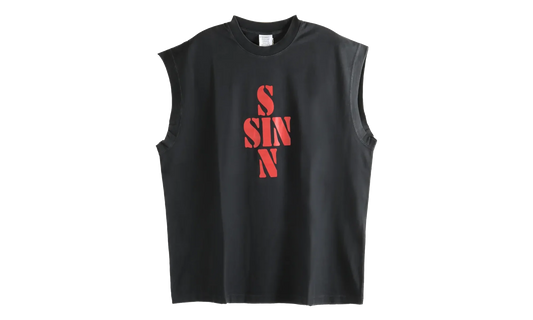 Sin Sleeveless T-Shirt "Black" ME76TR197B BLAC