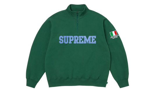 Shop Flag Half Zip Pullover "SS26 - Dark Green - Milan" SU27014