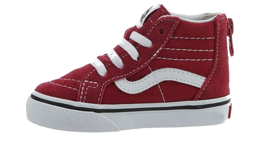 Sk8-Hi Zip TD "Red White" VN0A32R3QR2