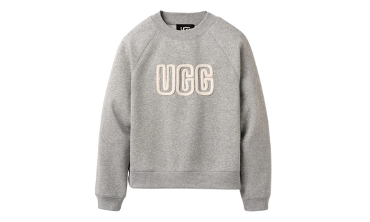 Logo Crewneck Sweatshirt WMNS "Grey Heather" 1171477 GRHE