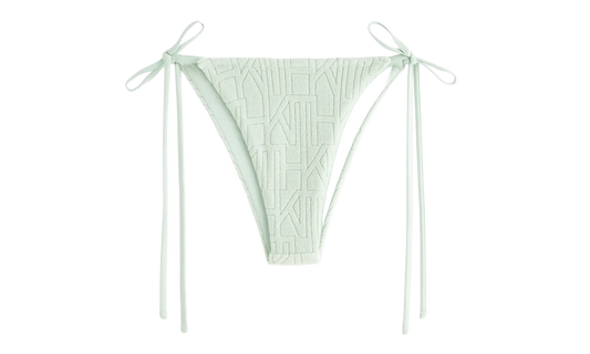 Tova Monogram Towel Tie Bottom "Green" khw070108 4008