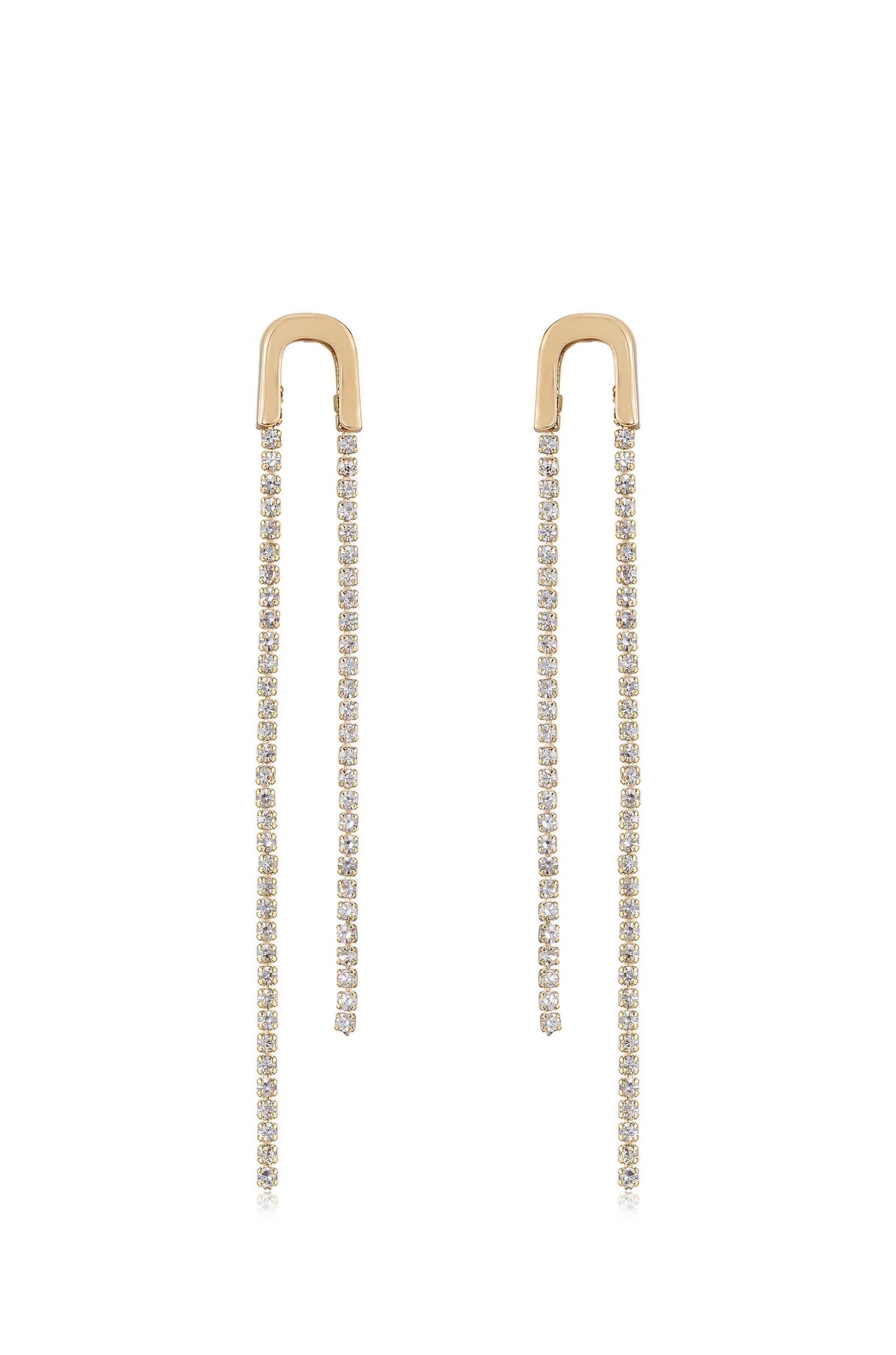 Double Chain Drop Earrings