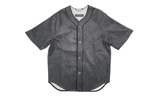 Embossed Monogram Baseball Jersey "Black Denim" LVEMBJDB