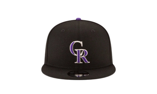 9Fifty MLB Colorado Rockies Basic Snapback Hat "Black" 11591059