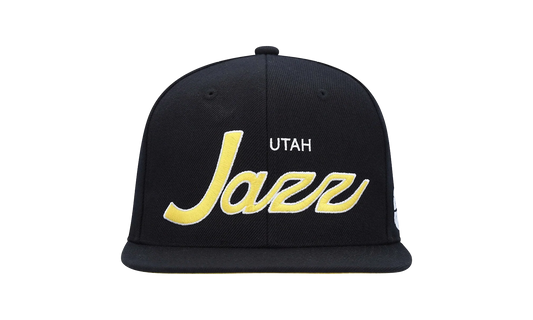 NBA Team Script 2.0 Snapback Cap "Utah Jazz – Black / Yellow" HHSS3280 UJAYYPPPBKYW