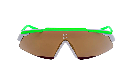 Marquee Sunglasses "Strike Green White / Bronze Brown Mirror" FN0302 398