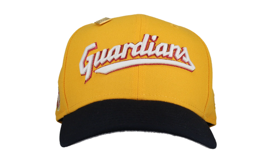 59FIFTY Cleveland Guardians G Wings Fitted Hat "Yellow / Black" NE100