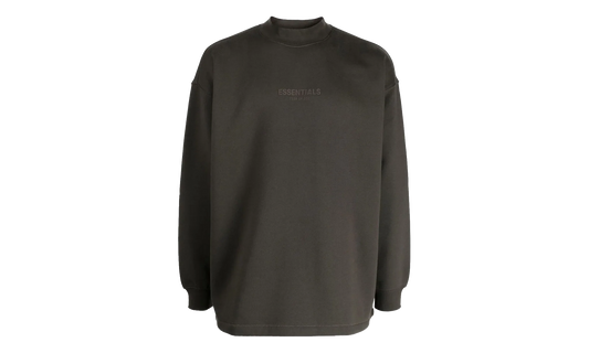 Relaxed Crewneck Sweatshirt "Off Black" 192SU222075F