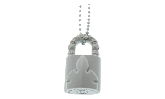 Silichrome Lock Necklace "White" CHRM1047
