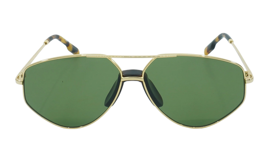 Round Oval Gold Sunglasses "Gold" KZ40014U30N