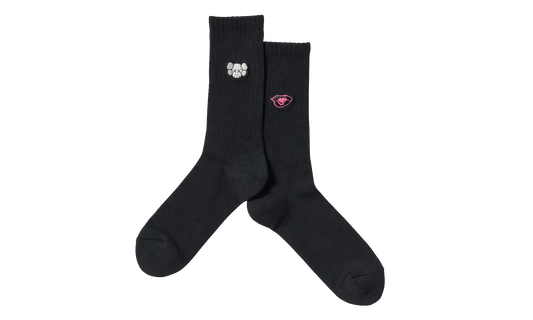Uniqlo Warhol Black UT Socks "Black" KAWS202478