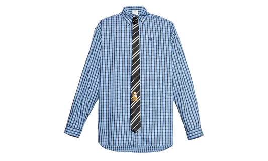 Tie Shirt "Blue Check" UH76SH280CN