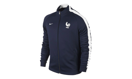 N98 France Authentic Track Jacket "Midnight Navy / White" 589858 410