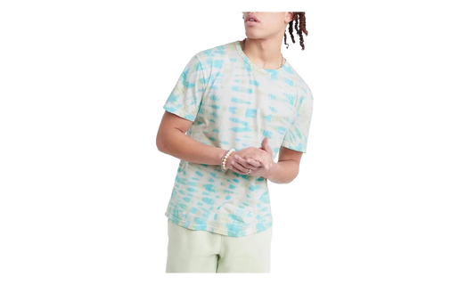 Lightweight T-Shirt "Wave Dye Portal Teal" T3139 586529AJGJ