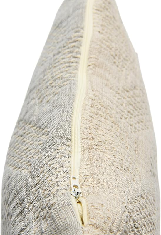 Woven Cotton Jacquard Lumbar Pillow