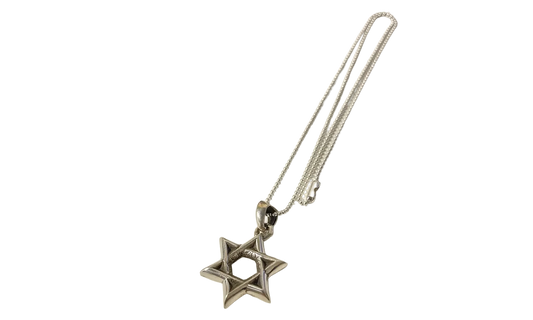 Medium David’s Star Necklace "Silver" CHRM0752