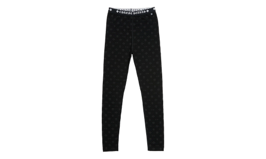 Logo Leggings "Black W/ Grey Motif" CHRM1075