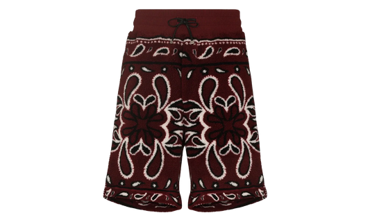Bandana Fleece Shorts "Red" MKSS01643