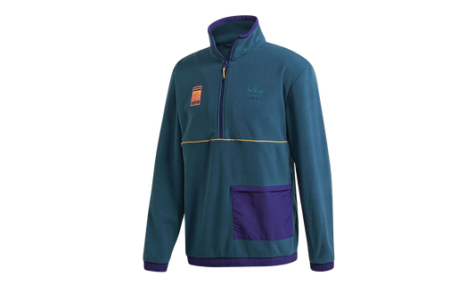 Adiplore Polar Half-Zip Sweatshirt "Teal" FR0598
